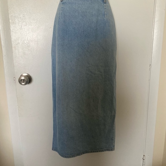 Denim  Vintage Maxi skirt size 9 - Picture 5 of 6